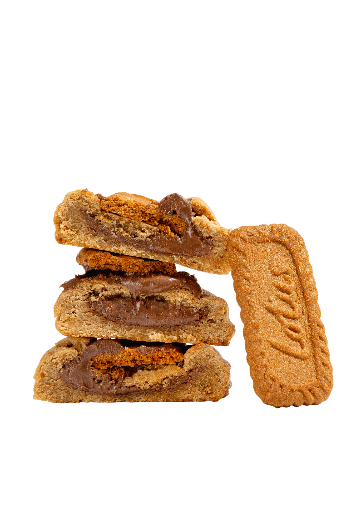 Jing Jai Bake Nutella Biscoff stuffed cookies